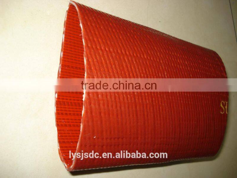 colorful transparent 300mm layflat hose pipe in forestry and agriculture irrigation