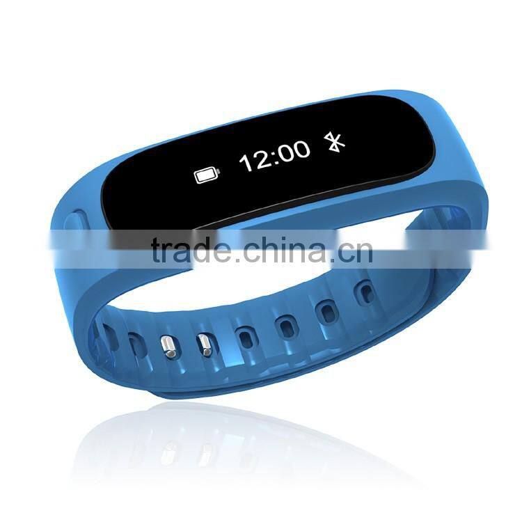 Water-proof Bluetooth 4.0 smartband smart watch wristband with pedometer, sleeping monitoring for Android IOS phones