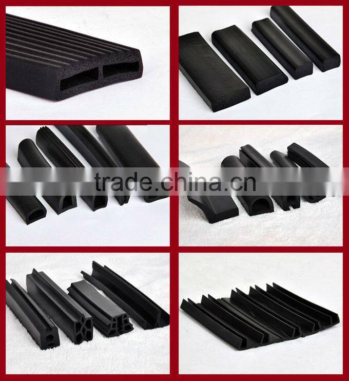 Heat resistant custom rubber profile silicone strip