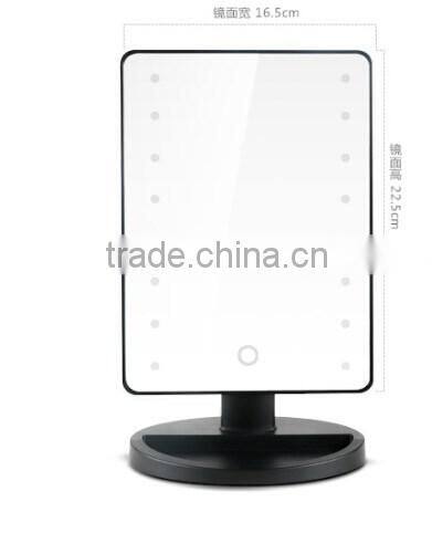 Touch sensor desktop led makeup mirror / makeup mirror with lights / LED Comestic Mirror
