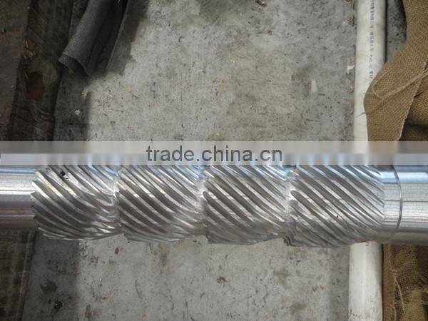 Injection machine single Screw and barrel for HDPE/LDPE/LLDPE