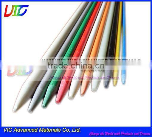 2014 wholesale colorful fiberglass frp flexible plant support stake