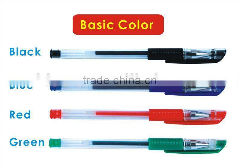 Glitter Color Hot Sale Gel Pen/color gel ink pen