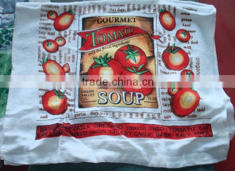 silk screen printing 60gram standard size in 15"x25"cotton tea towel stocklot