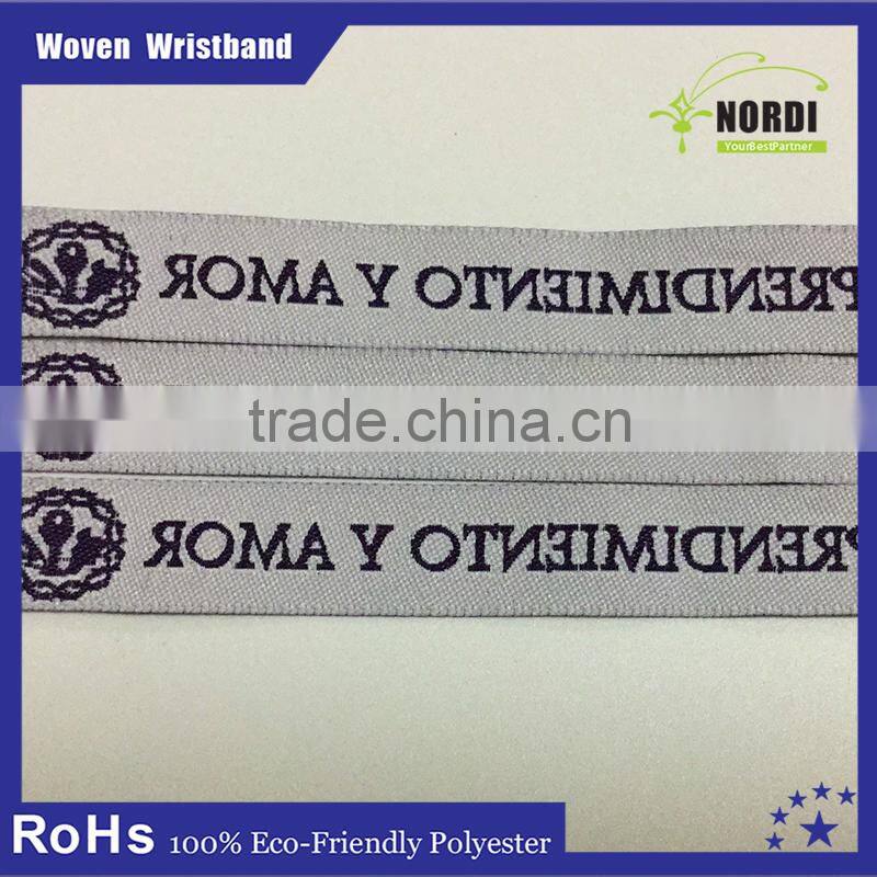 High quality Customized Free woven Wristbands