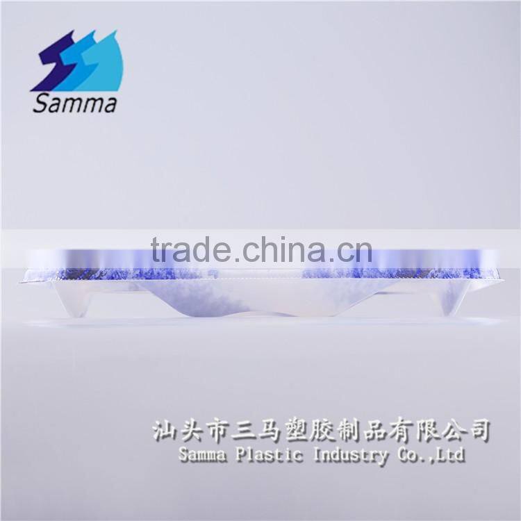 KW-0015GA sushi container/eco-friendly square sushi party tray