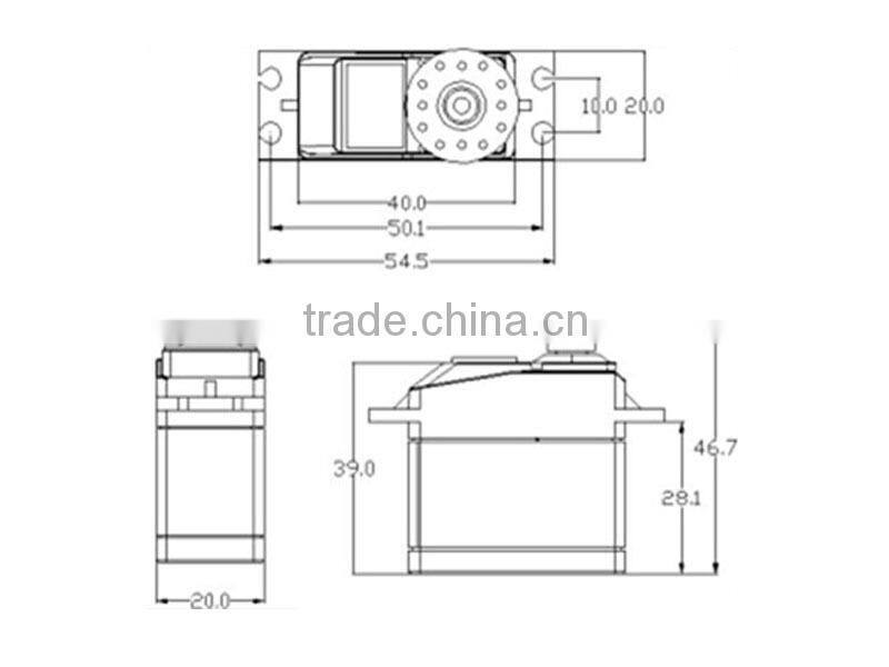 1:5 car servo 1/5 RCThrottle Brake Servo DMC1500