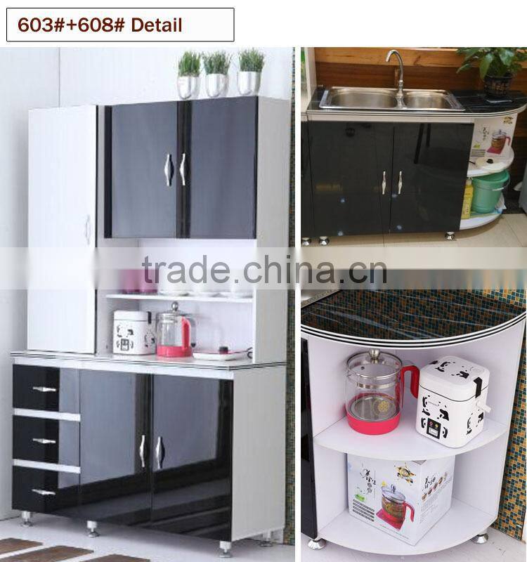 Guangdong Factory Hight Glossy Mdf Kitchen Cabinet