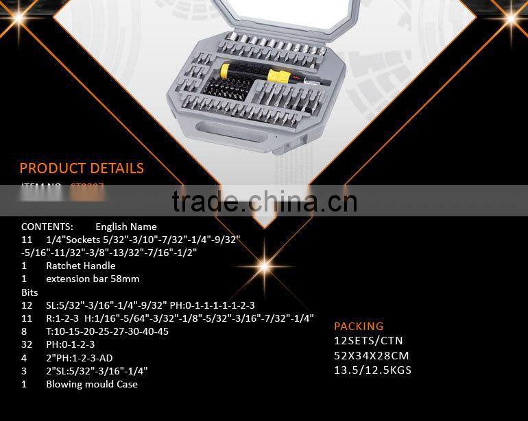 84PCS Mini Tools Ratchet Precision Screwdriver Bit Set