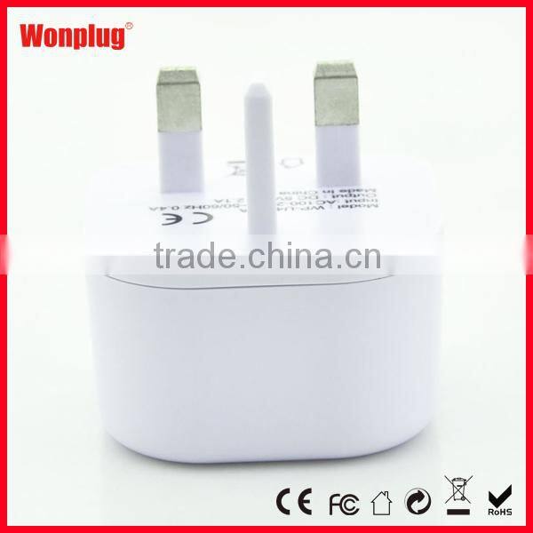 CE ROHS Active Usb Universal Travel Adapter With Usb Charger For UK