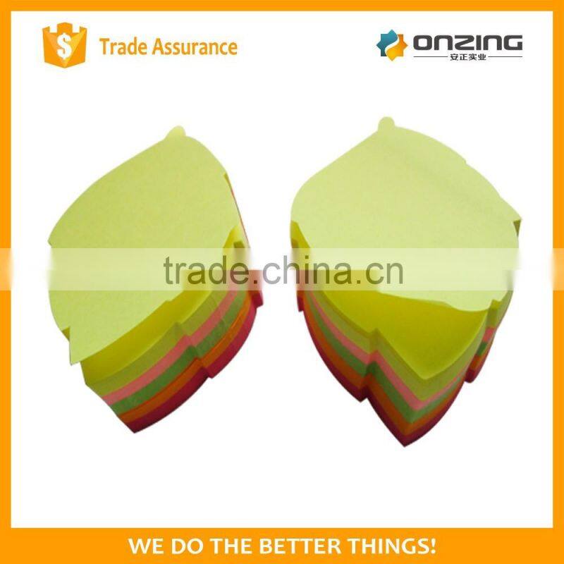 Cheap custom die cut sticky notes in different shapes