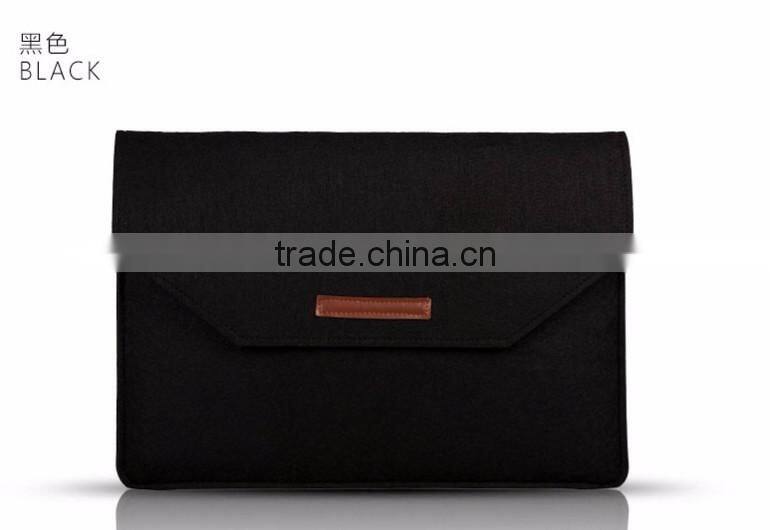 Custom Eco-friendly Felt Sleeve Carrying bag Ultrabook Laptop bag for Apple Macbook Pro
