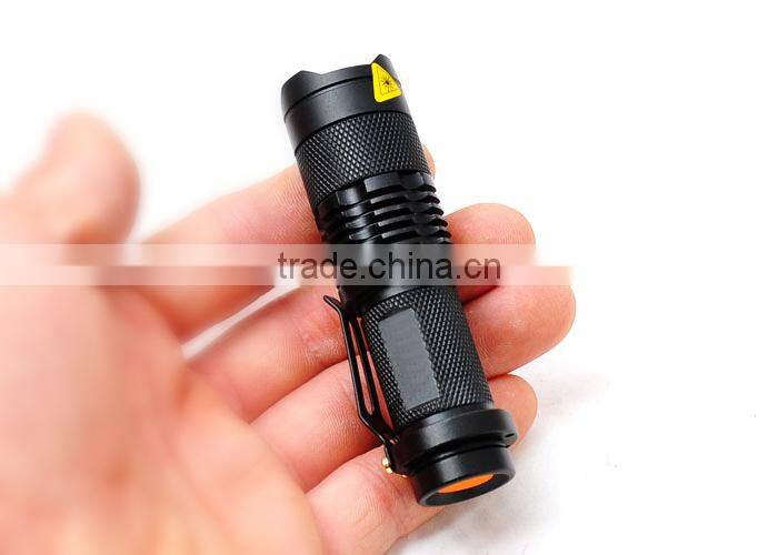 most powerful zoom aluminum q5 led torch flashlight