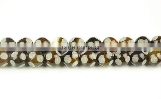 Dyed Coffee Agate Gemstone Beads