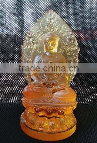 crystal clear Vajrasattva buddha statue for temple or home display