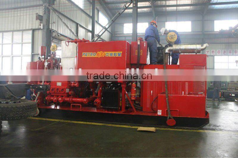 Double Pumps Oil Well Cementing truck