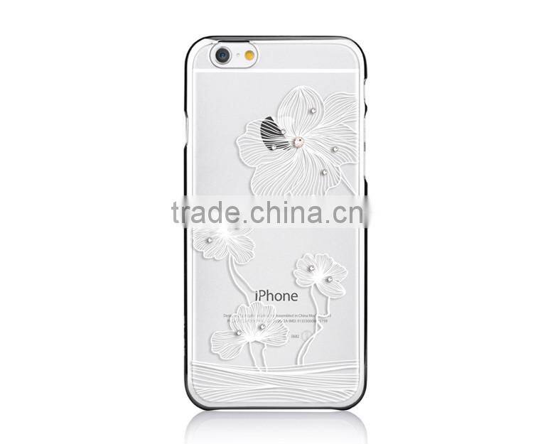 360 Degree Full Protective Case Original Crystal Hard PC Case Cover For iPhone 6/6s Plus