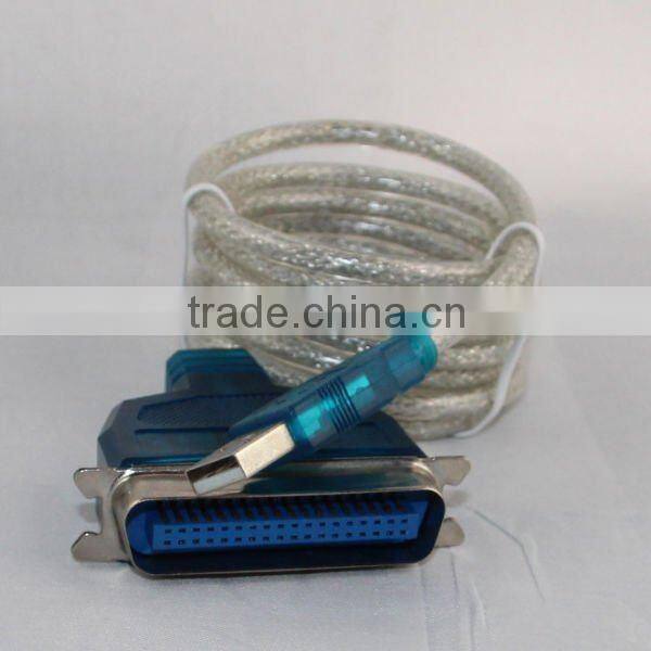 USB to Parallel Adapter Cable IEEE 1284 with usb printer cable