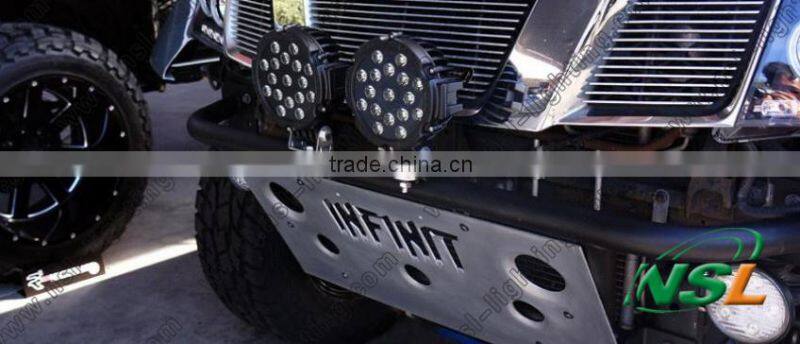 51W Led Cree Offroad Work Light 12V 24V 17pcs*3w Led Driving Working Light for 4x4 car offroad truck