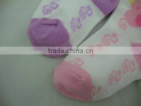 GSB-41 Haining manufacture bulk colorful new design cotton socks baby