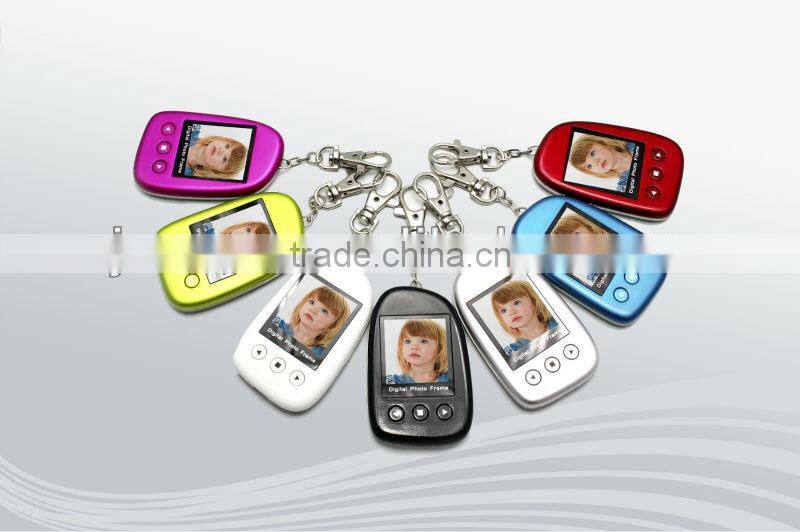 1.5inch Metal photo frame ornaments, digital keychain , christmas photo frame