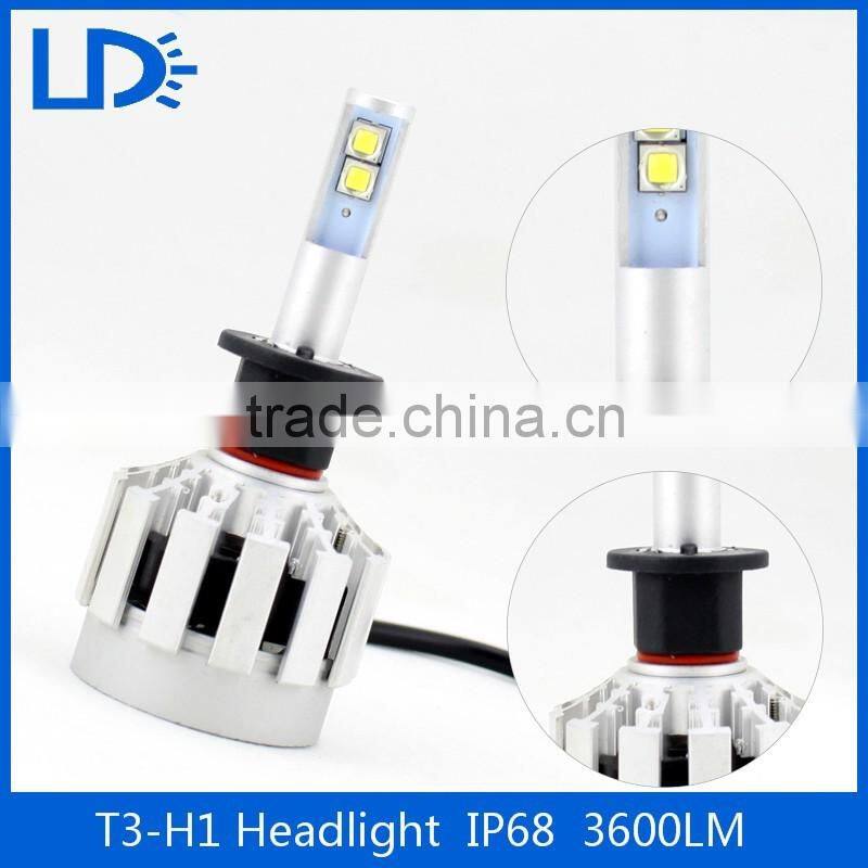 H1 H3 H4 H7 H11 9005 9006 30W LED HEADLIGHT IP68 3600lm motorcycle head light