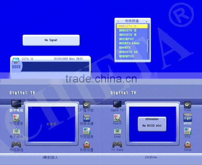 Mini Design Charming White Color MPEG4 DVB-C Digital Cable TV Set Top Box