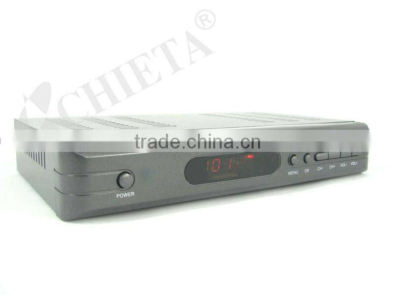 Haier2302 Chipset 220mm design DVB-S TV Satellite Receiver with SCART Interface for Russia