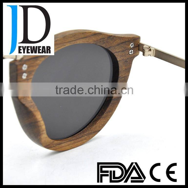 sunglasses 2016 Bamboo Wooden Sunglasses with mirror lens