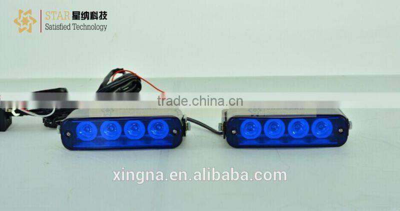 Emergency security car1W*4LED(4W) blue led strobe light/ strobe light grill MR-01/2