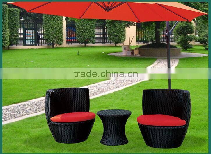 Hot Selling Manufactory Combination PE Rattan Garden Furniture Set in Garden