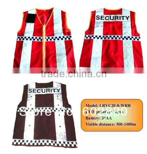 lighting system customized reflective vest safety factory manufacture
