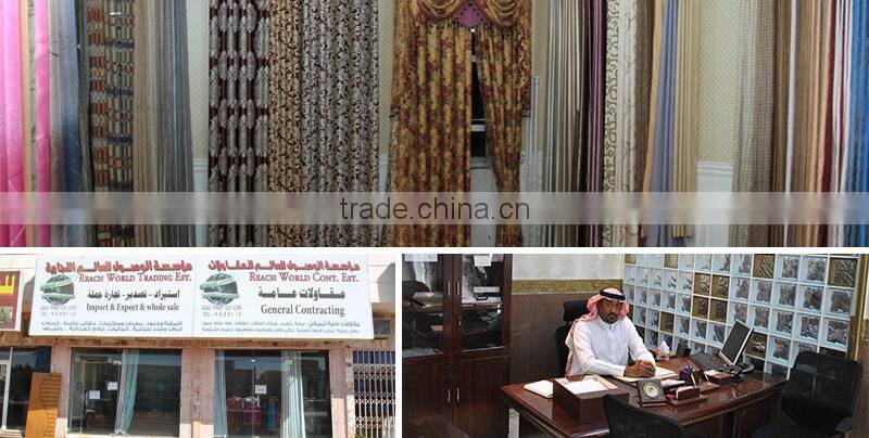 Decorative 100% Polyester Sheer Chiffon Curtains Popular in 2016