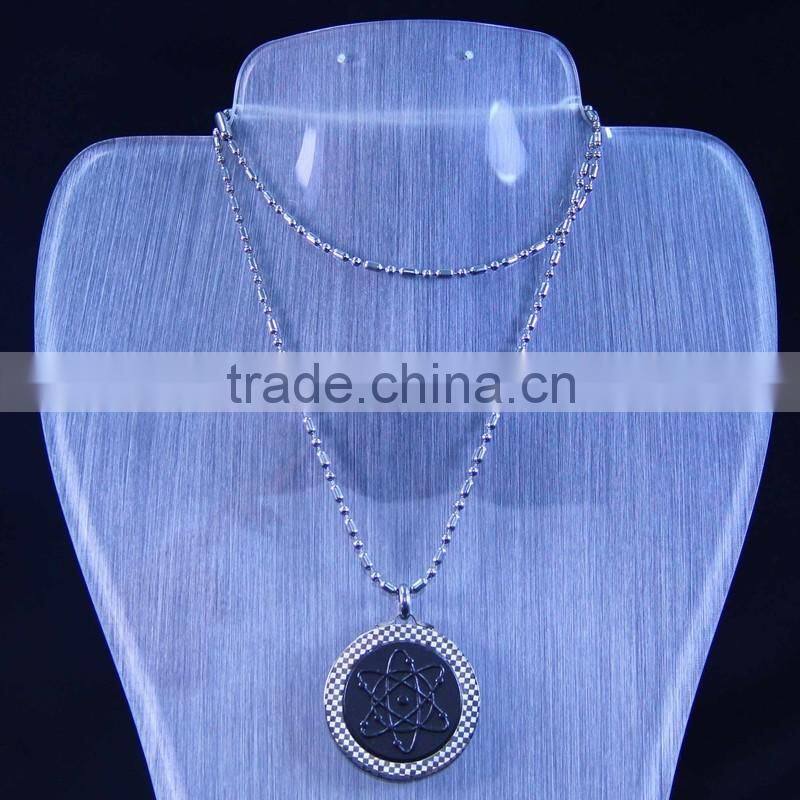 Wholesale 18k gold color meaningful crystal pendant necklace