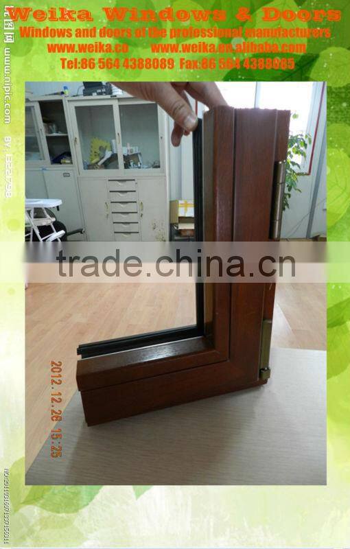 modern wooden aluminum doors and windows profile