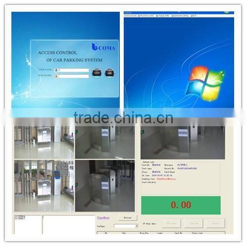 vehicle parking access control system for parking lot management