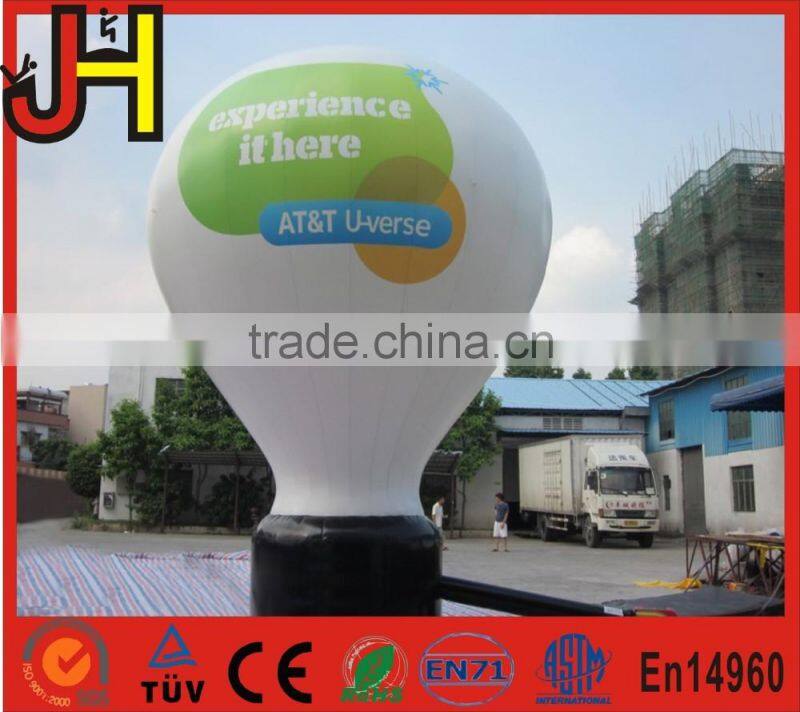 Alibaba self inflating balloons, customized size inflatable ground balloon