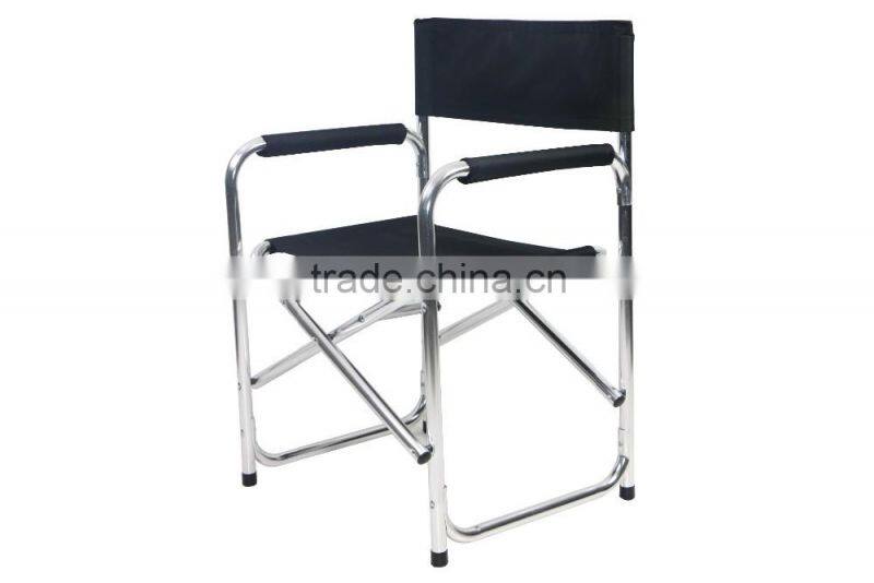 Lightweight aluminum folding director chair for outdoor &office