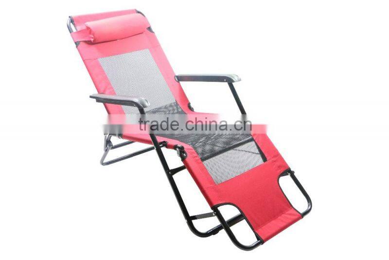 Popular Folding used beach chair portable net recliner chair