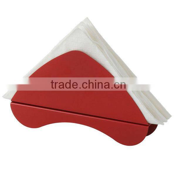 Fashionable Red Seriette Holder,Knife and Fork Shape Napkin Rack,Napkin Holder,Printednapkin holder,Luncheon Napkin Holder
