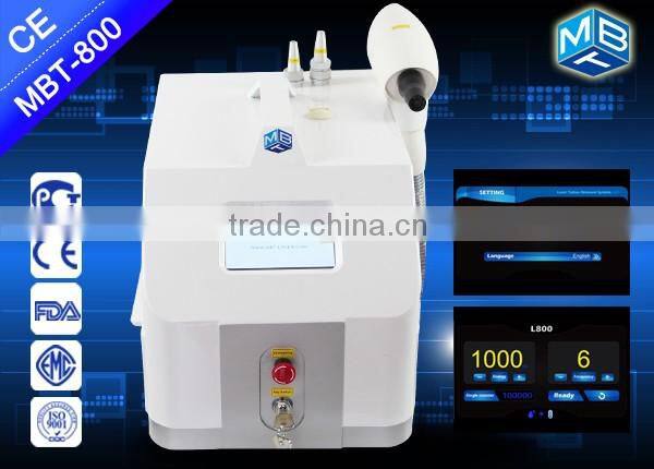 Professional q switch nd yag laser for tatoo removal factory price with Medical CE