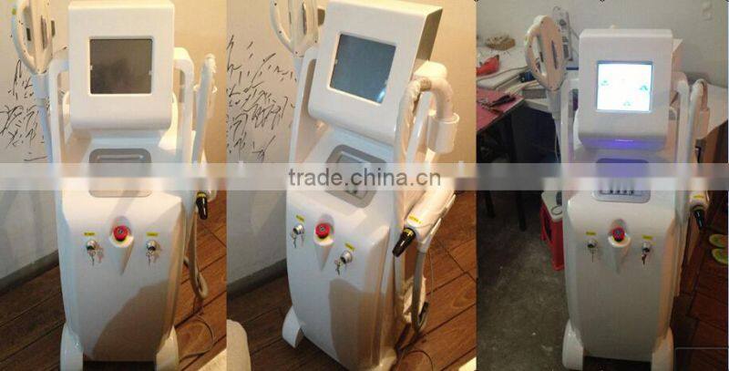 Hair removal skin care e light +rf +yag laser beauty salon equipment