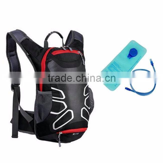 Camping hiking waterproof outdoor 2l hydration backpack