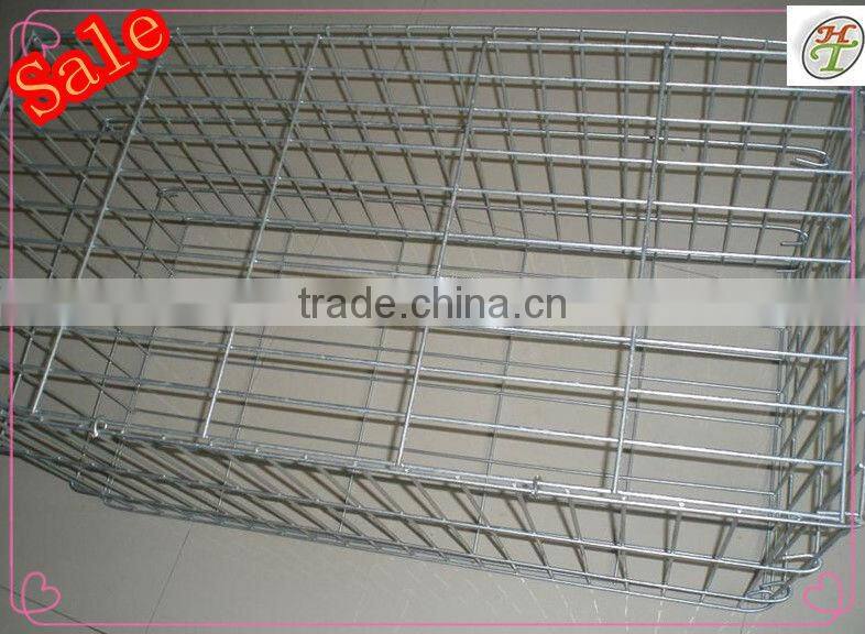gabion stone cage galvanized 2.7mm diameter welded garden stone cage