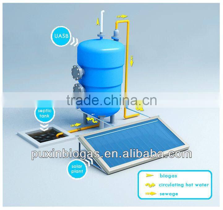 PUXIN humanity hight- efficiency family use septic tank biogas system