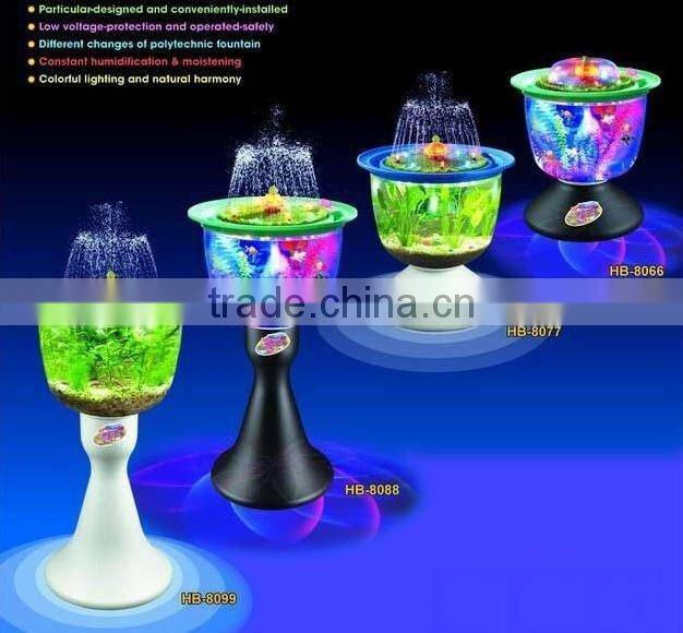 magic water fountain fish tank