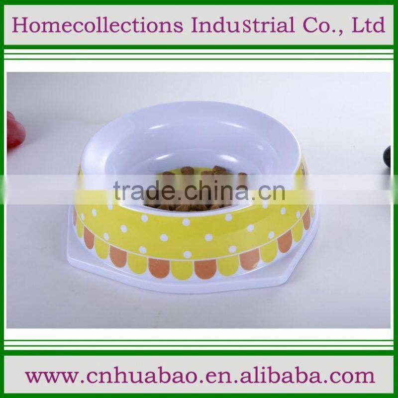 Camping Animal head design 100%melamine pet bowls & feeders,eco-friendly cat dishes