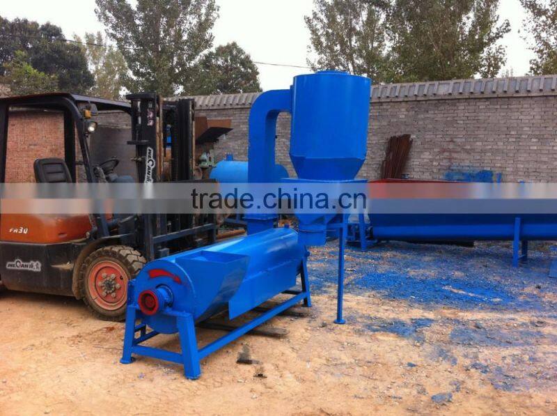 pet plastic bottle flakes crushing washing drying recycling line