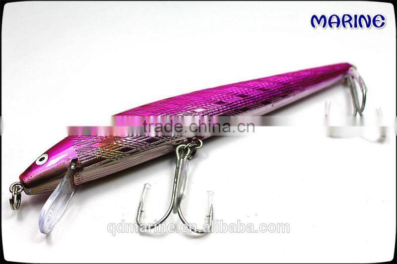 7" Minnow Bait Fishing Lures With Treble Hooks