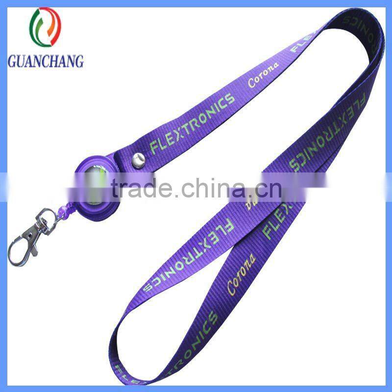 OEM custom badge reel lanyard,yoyo card holder with lanyard